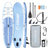 Premium Stand Up Paddle Board - Streifen - Blau